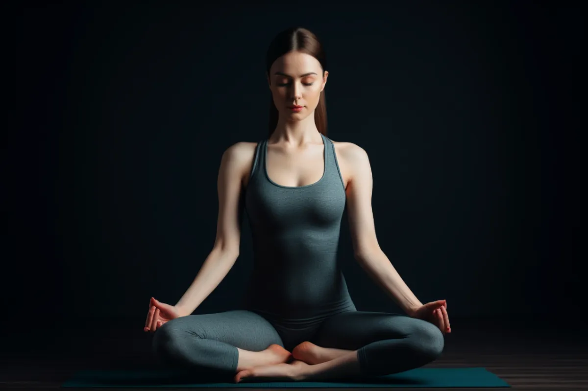 Sessão de meditação guiada por profissional experiente